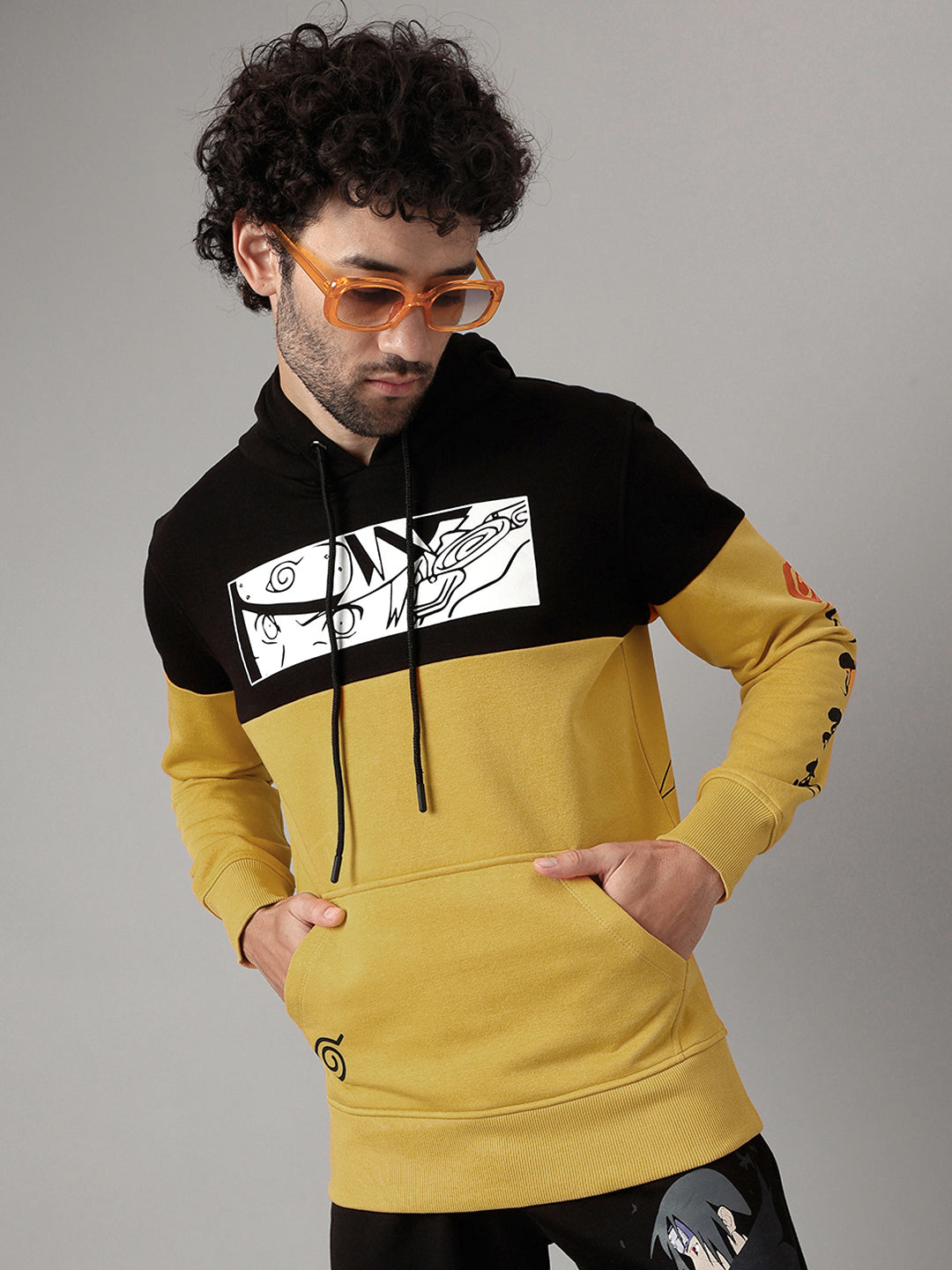 Naruto Multi Color Hoodie For Men