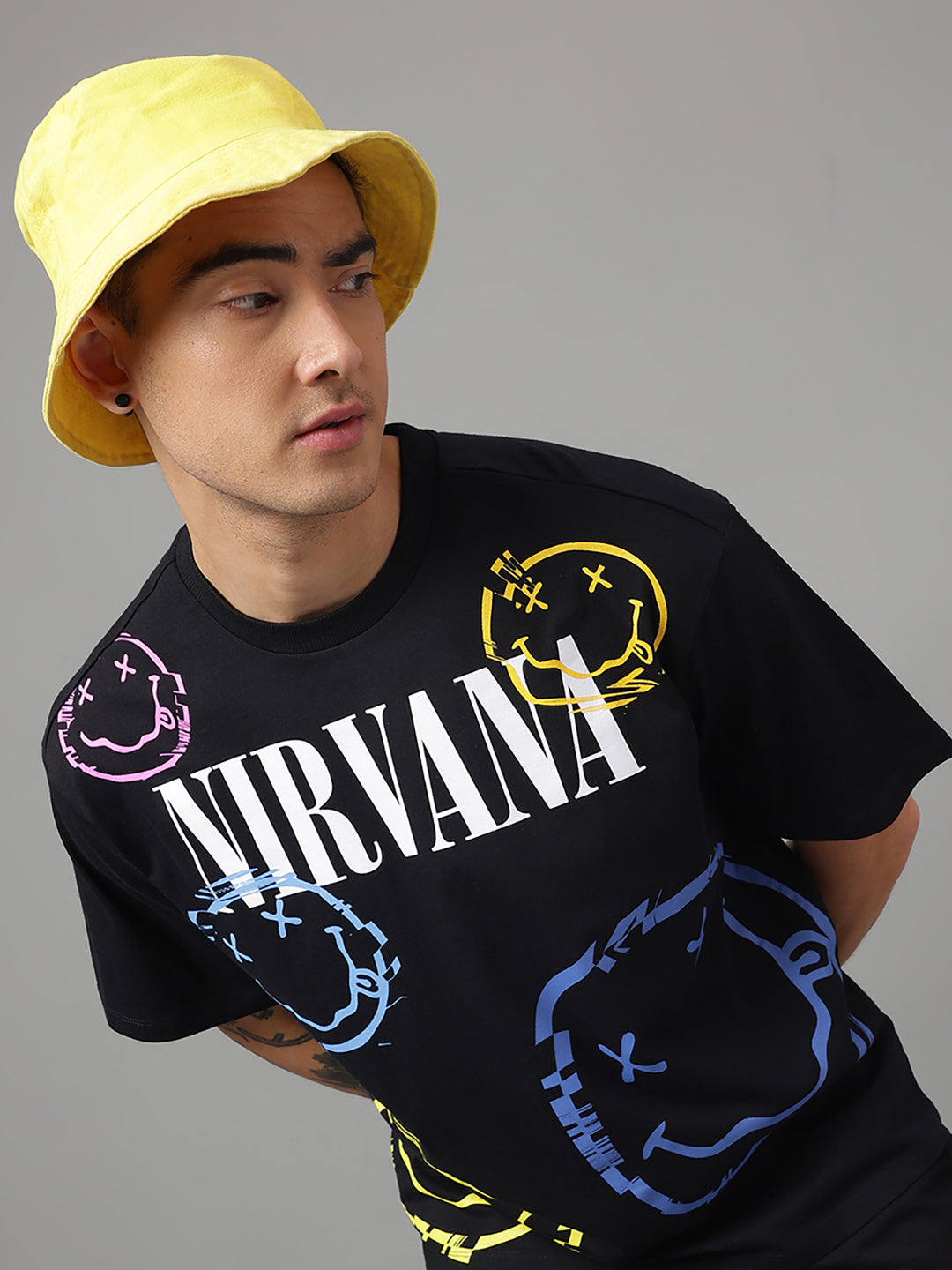 Nirvana Black Tshirt For Men