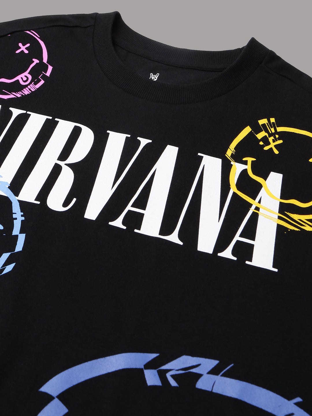 Nirvana Black Tshirt For Men