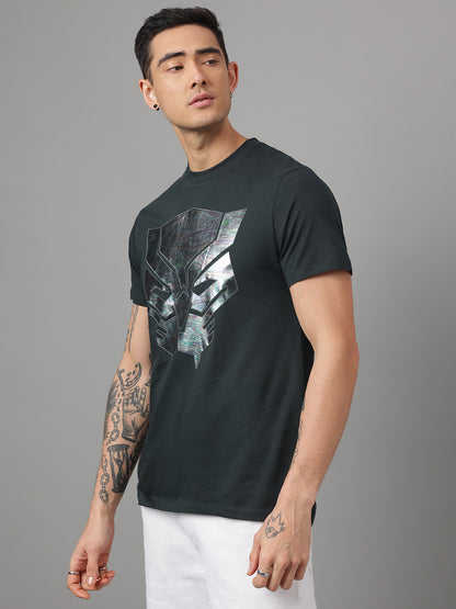 Black Panther Green Tshirt For Men