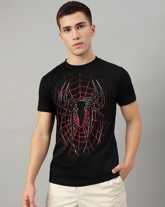 Spiderman Regular Fit Tshirt For Men