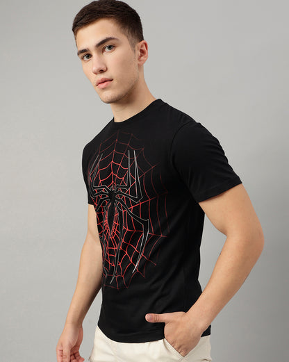 Spiderman Regular Fit Tshirt For Men