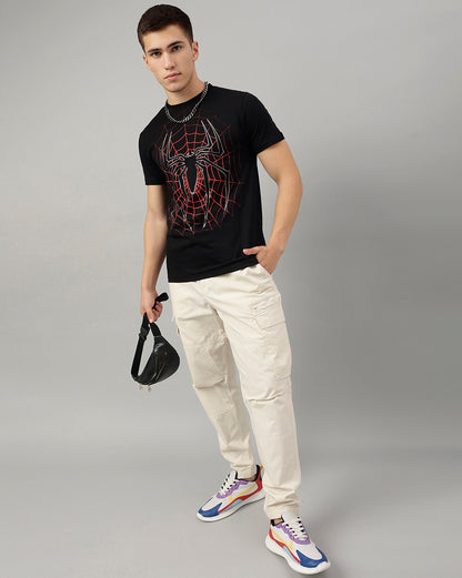 Spiderman Regular Fit Tshirt For Men