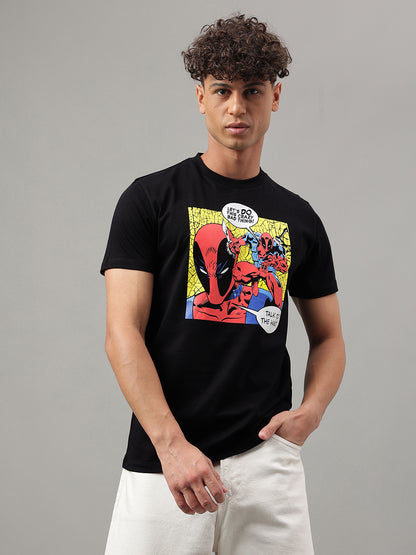 Deadpool Black Tshirt For Men