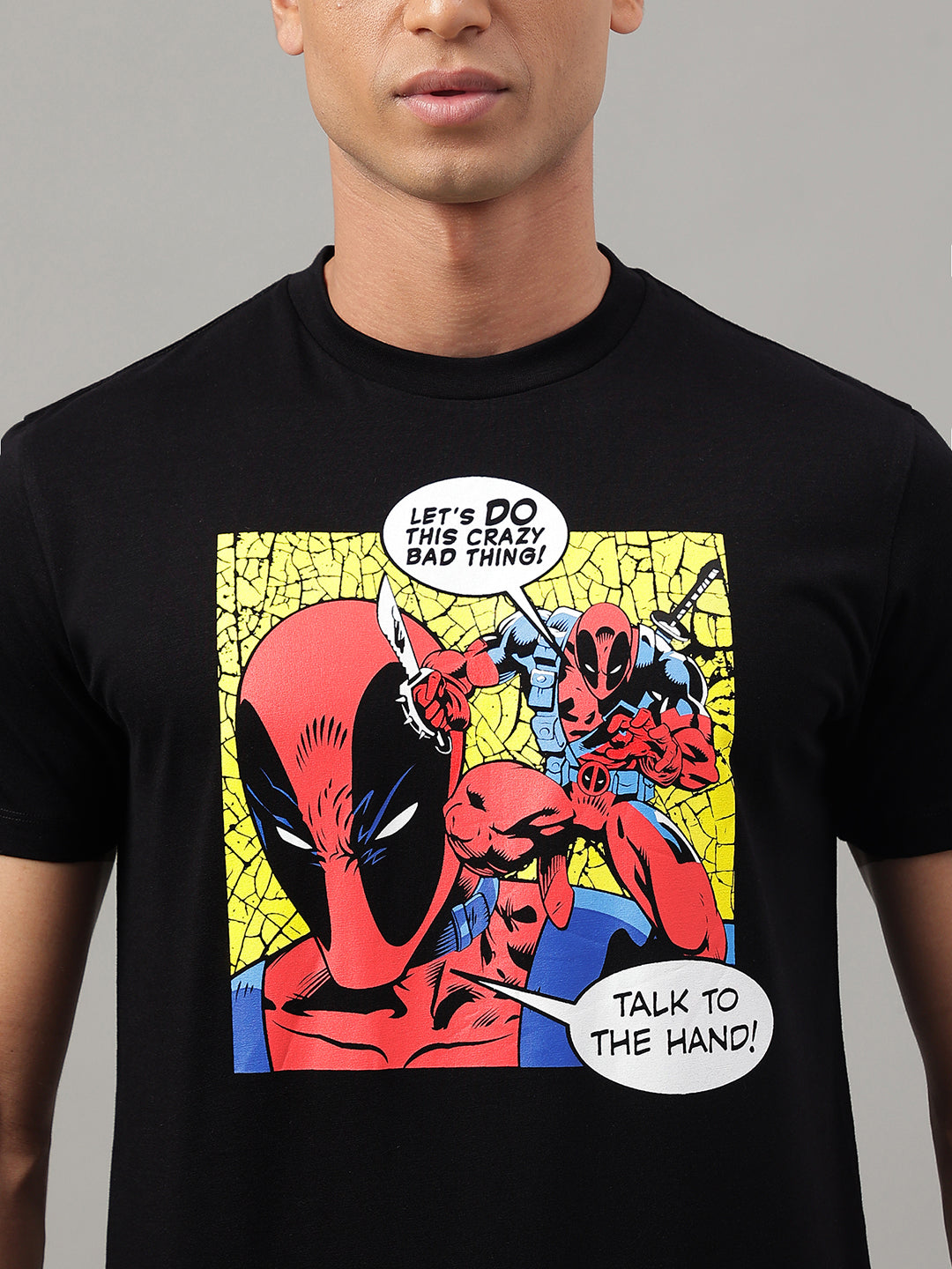 Deadpool Black Tshirt For Men