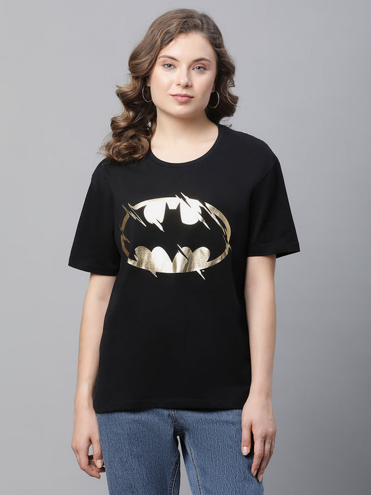 Batman Black Tshirt For Women