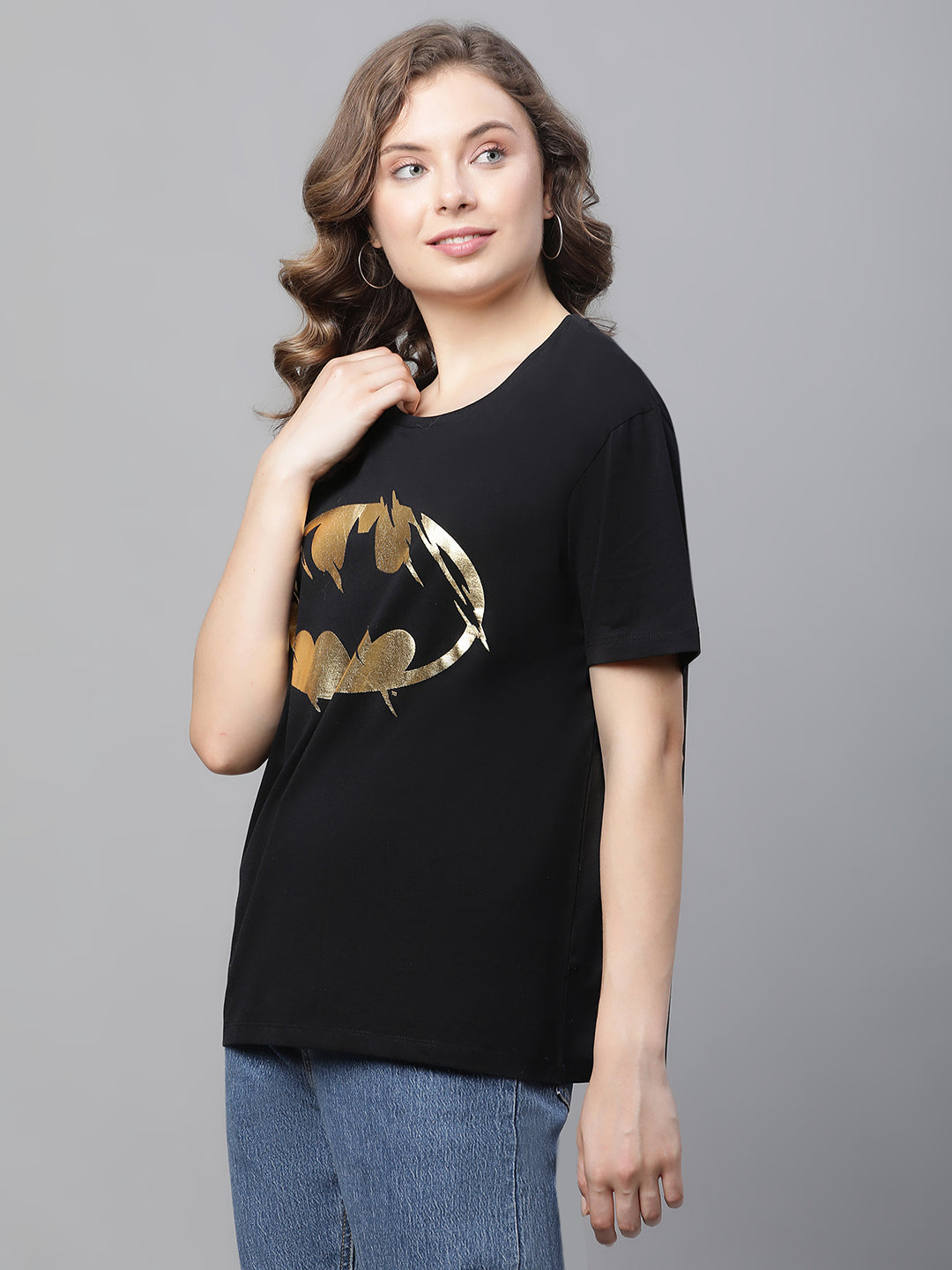 Batman Black Tshirt For Women