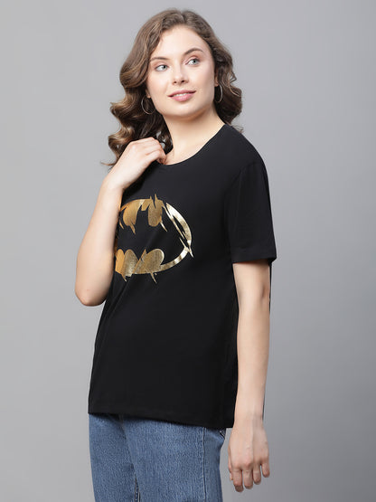 Batman Black Tshirt For Women