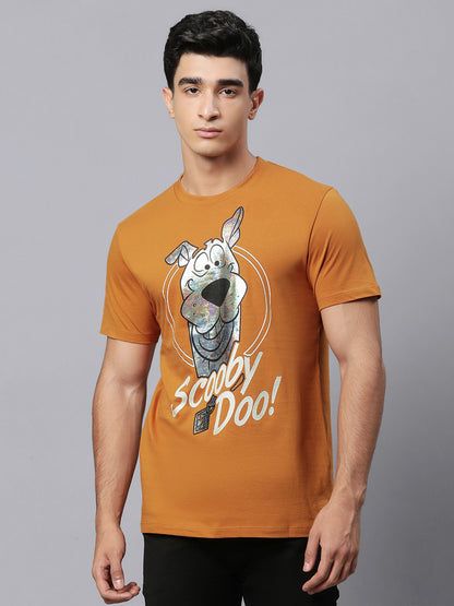 Scooby Doo Brown Tshirt For Men