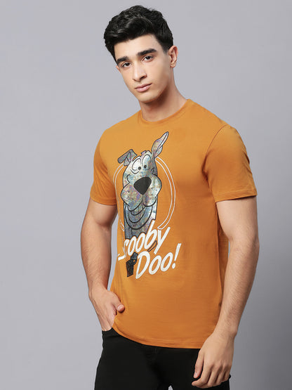 Scooby Doo Brown Tshirt For Men