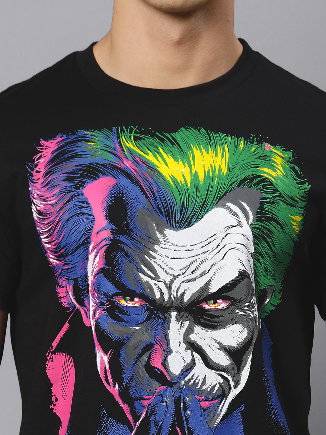 Joker Black Tshirt For Men