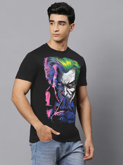 Joker Black Tshirt For Men