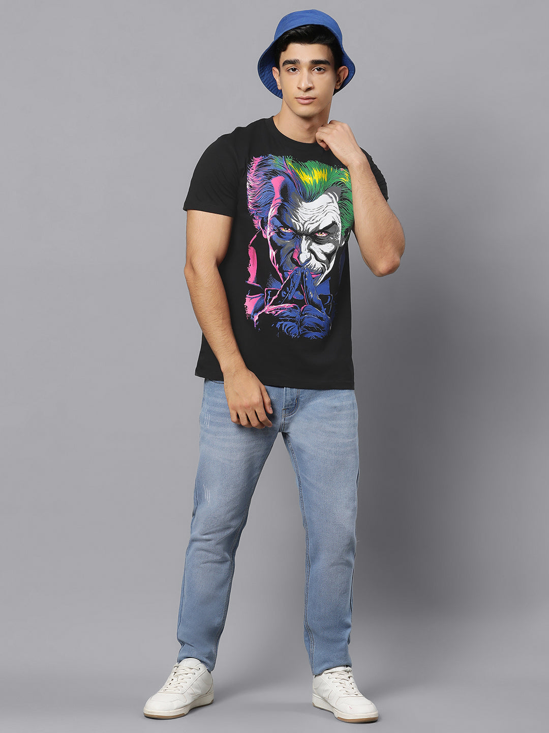 Joker Black Tshirt For Men