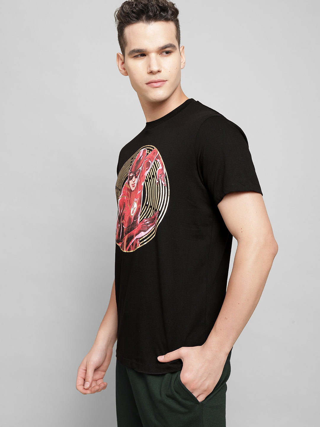 The Flash Black Tshirt For Men