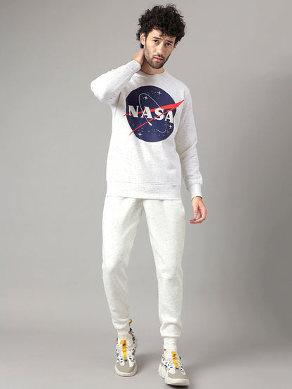 NASA White Sweatshirt For Men