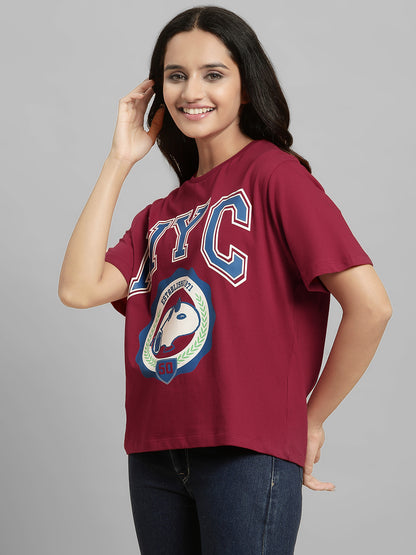 Peanuts Relaxed Fit Tshirt For Women