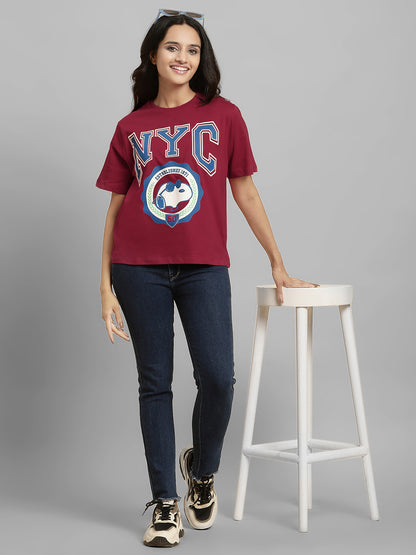 Peanuts Relaxed Fit Tshirt For Women