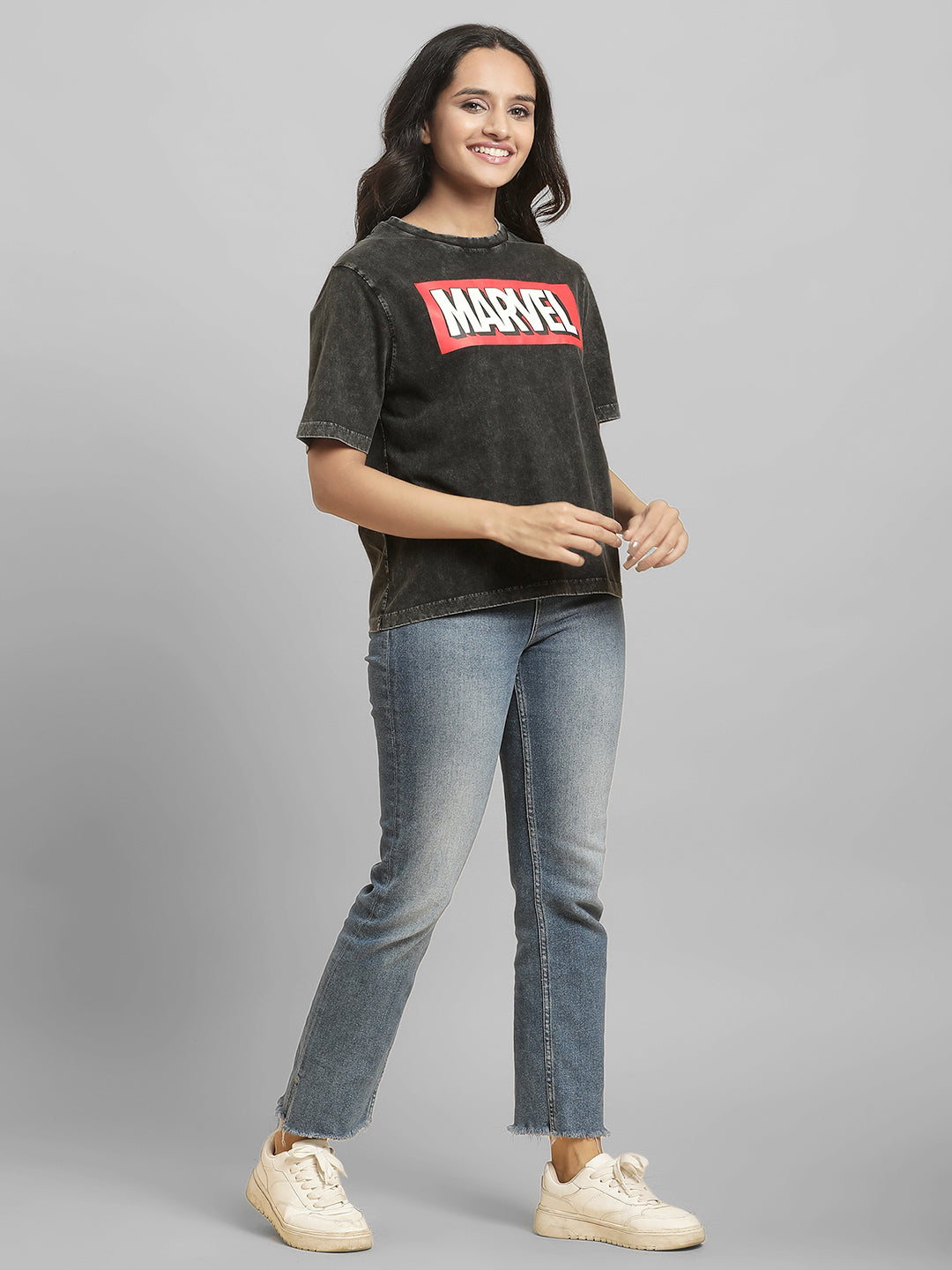 Marvel Comics Black Tshirt For Women