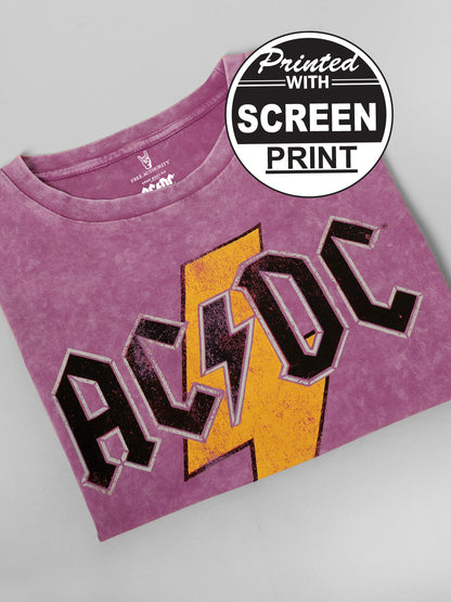 AC/DC Oversized Tshirt For Women