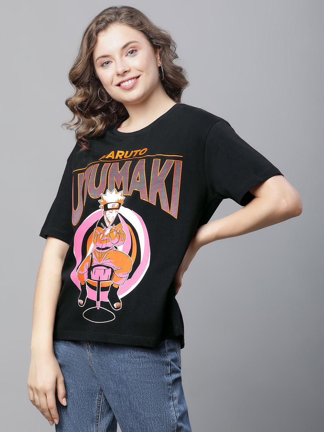 Naruto Oversized Tshirt For Women