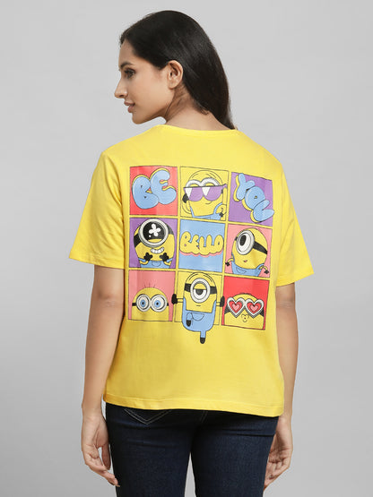 Minions Relaxed Fit Tshirt For Women