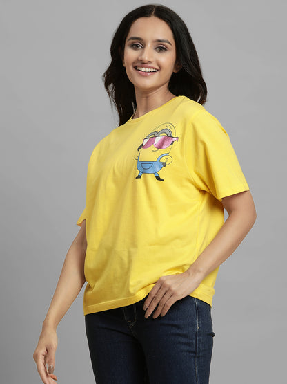 Minions Relaxed Fit Tshirt For Women