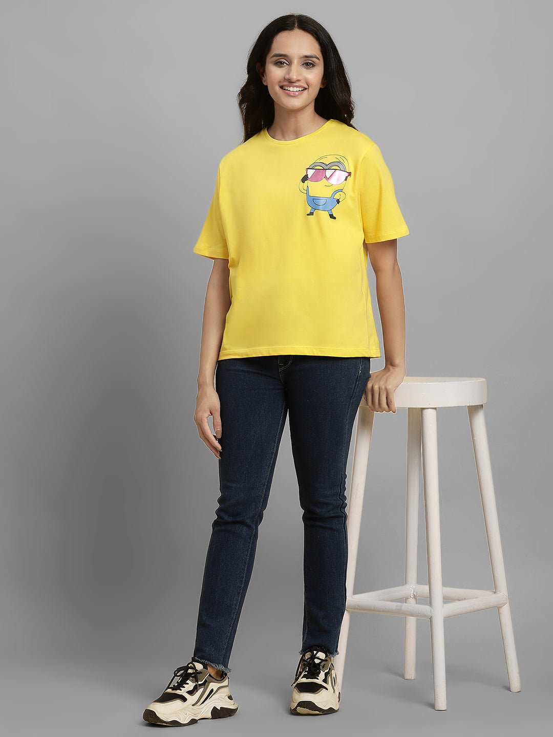 Minions Relaxed Fit Tshirt For Women