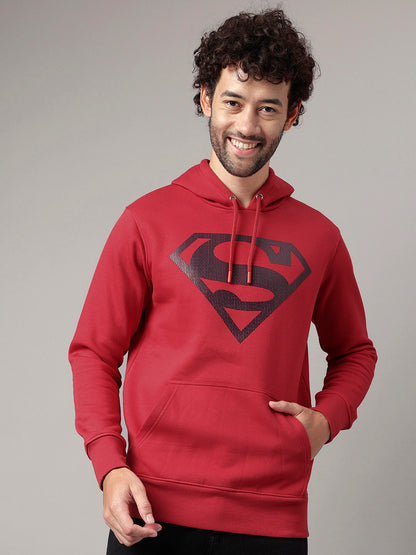 Superman Red Hoodie For Men