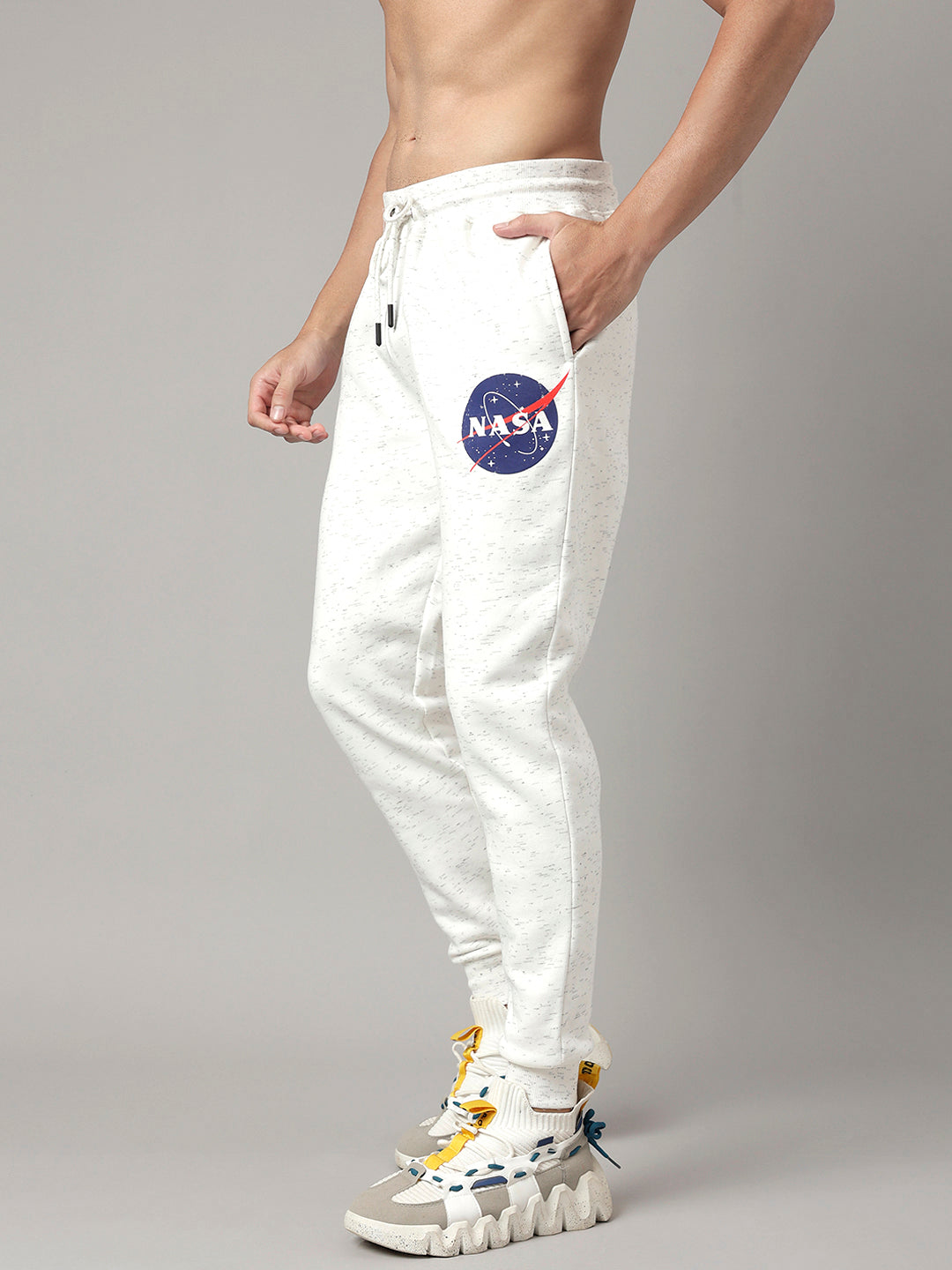 NASA White Jogger For Men