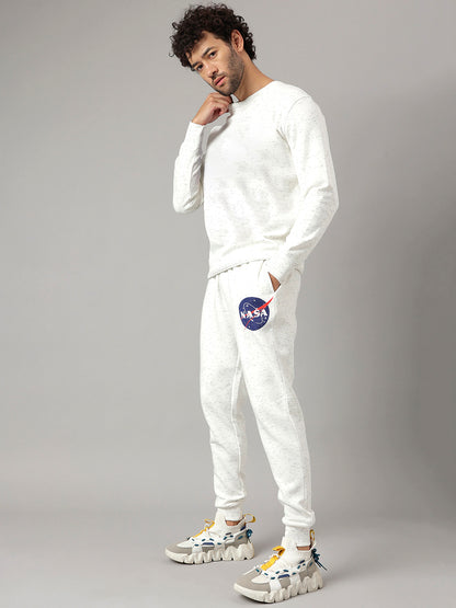 NASA White Jogger For Men