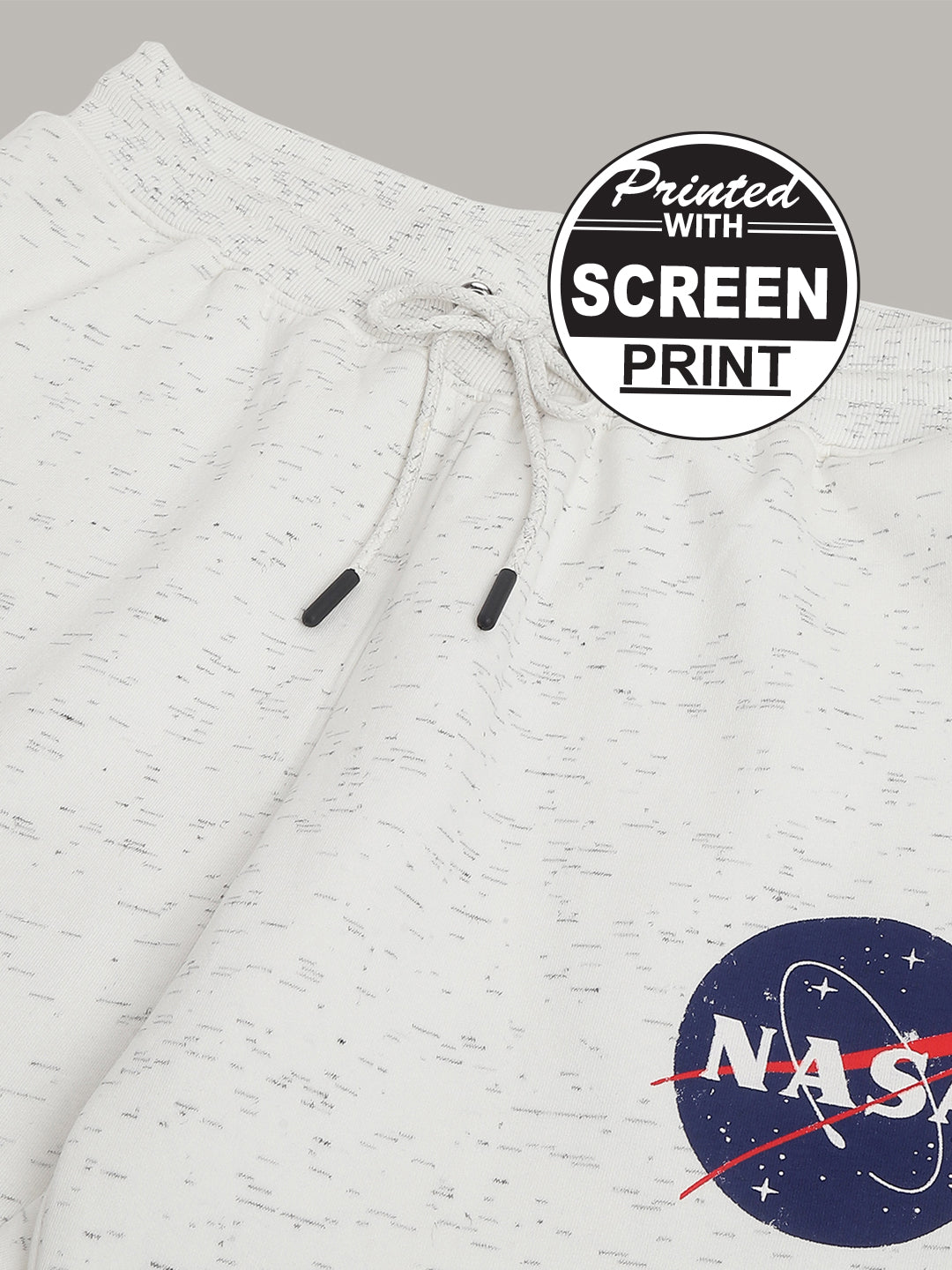 NASA White Jogger For Men