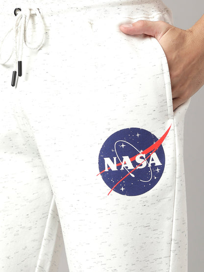 NASA White Jogger For Men