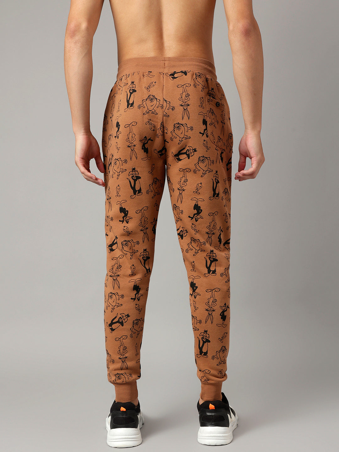 Looney Tunes Brown Jogger For Men