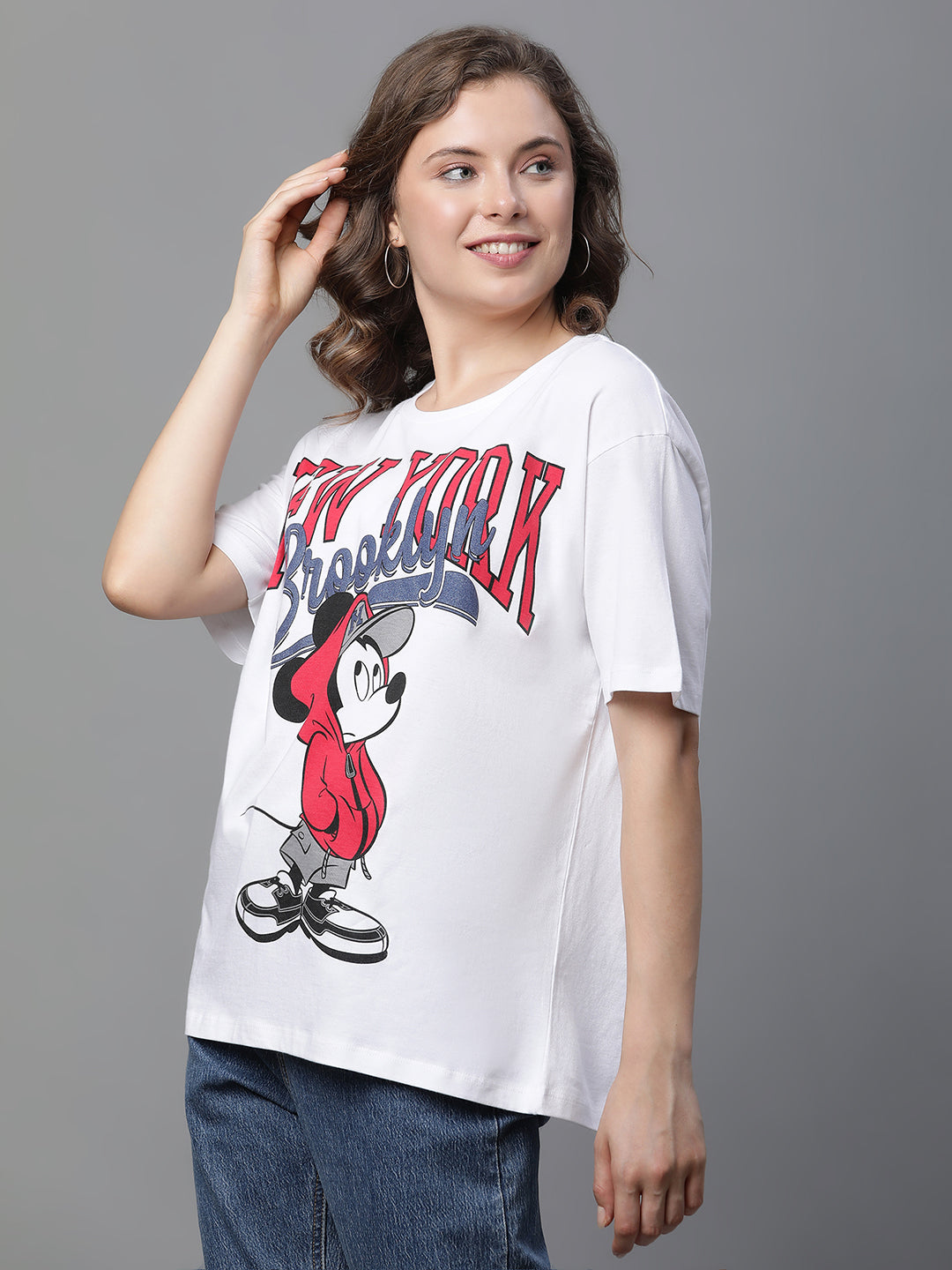 Mickey & Friends Oversized Tshirt For Women