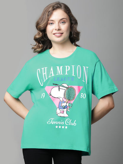 Peanuts Oversized Tshirt For Women