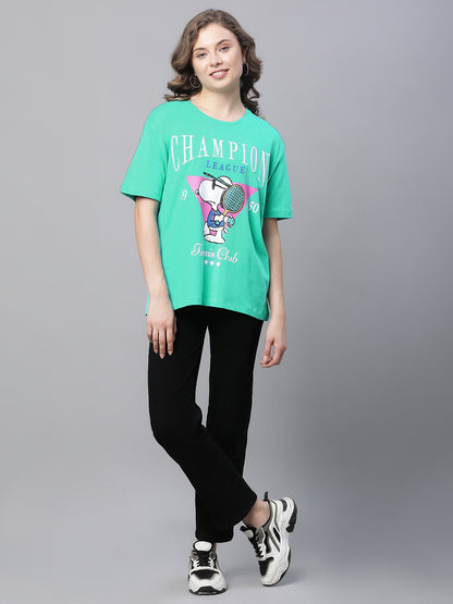 Peanuts Oversized Tshirt For Women