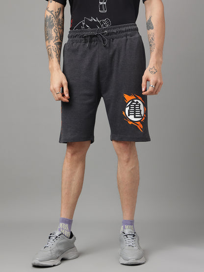 Dragon Ball Z Grey Shorts For Men