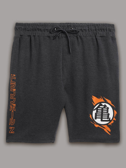 Dragon Ball Z Grey Shorts For Men