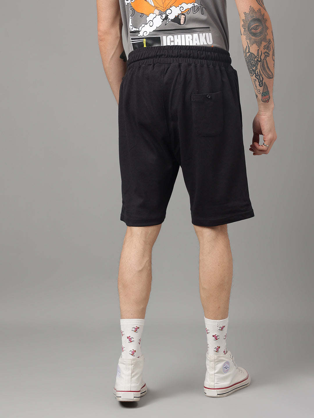 Naruto Black Shorts For Men