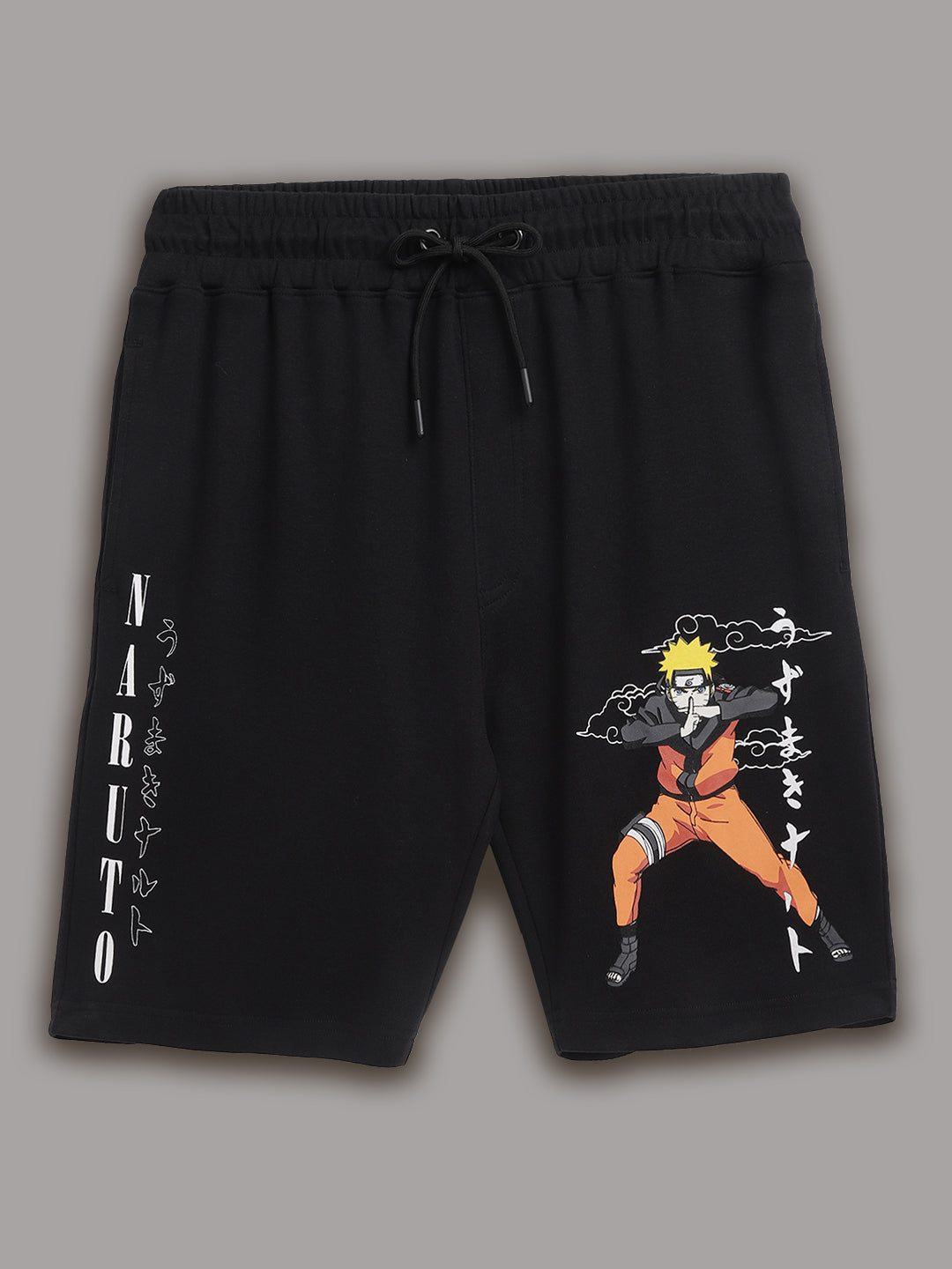 Naruto Black Shorts For Men