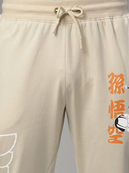 Dragon Ball Z Cream Jogger For Men