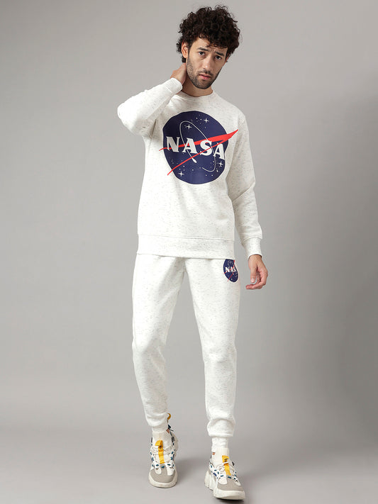 NASA White Co-ord Set For Men