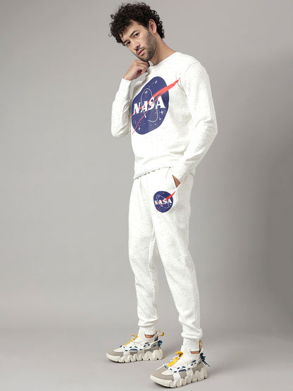 NASA White Co-ord Set For Men