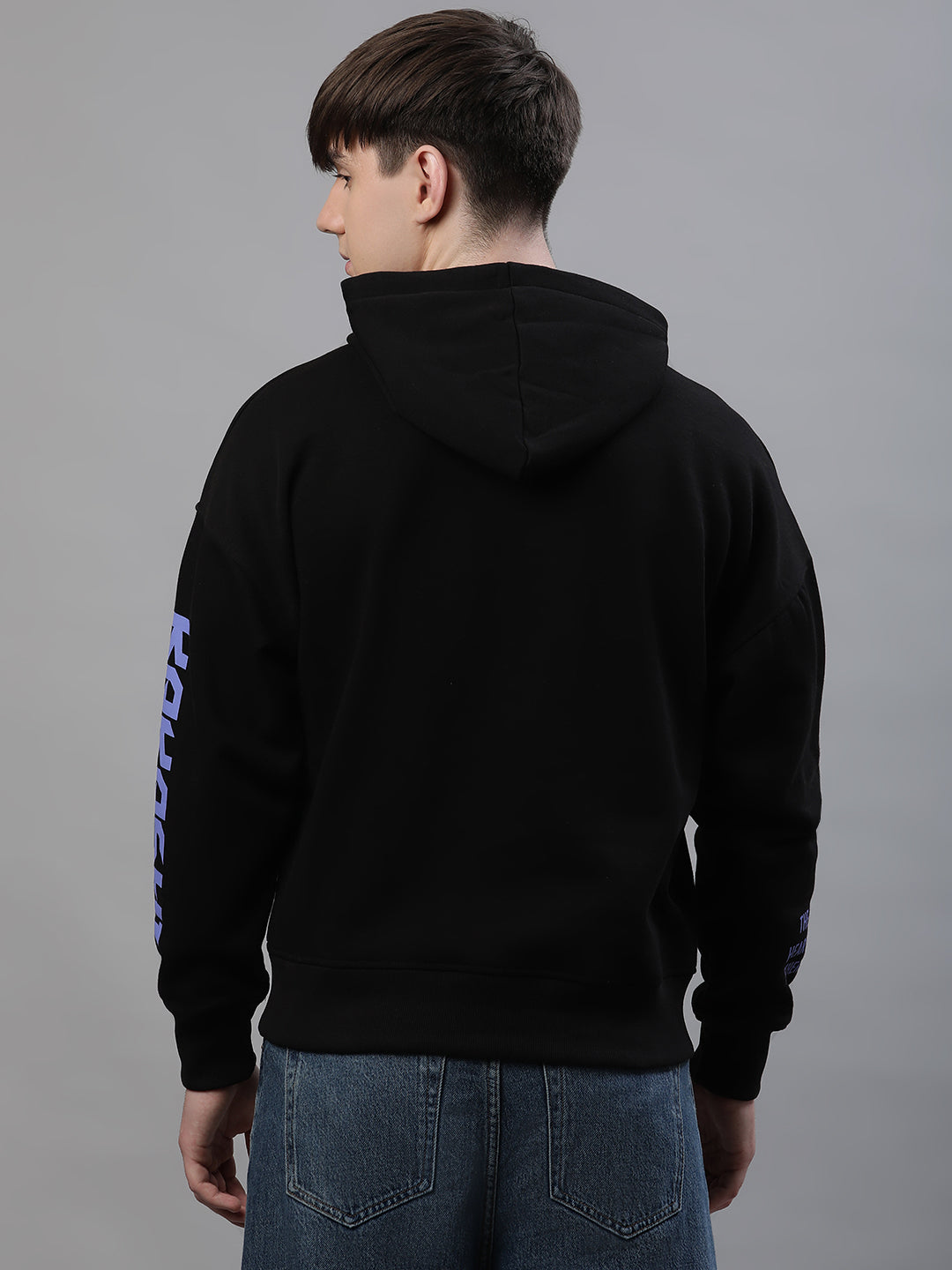 Naruto Oversized Black Hoodie For Men