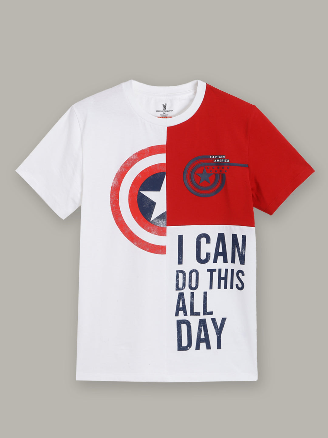 Captain America Regular Fit Tshirt For Men