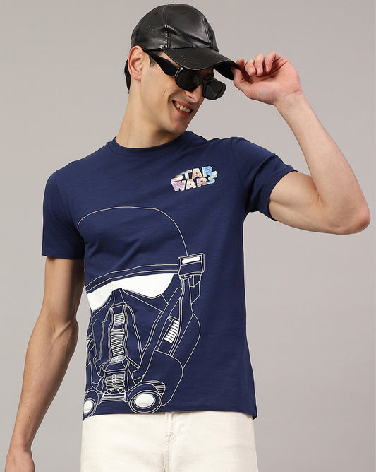 Star Wars Ep- Ix Printed Regular Fit Tshirt For Men