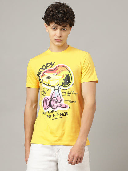 Peanuts Regular Fit Tshirt For Men