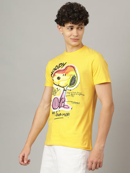 Peanuts Regular Fit Tshirt For Men