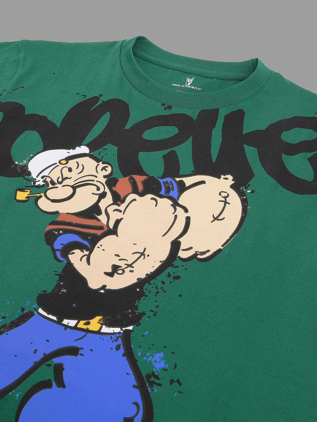 Popeye Green Tshirt For Men