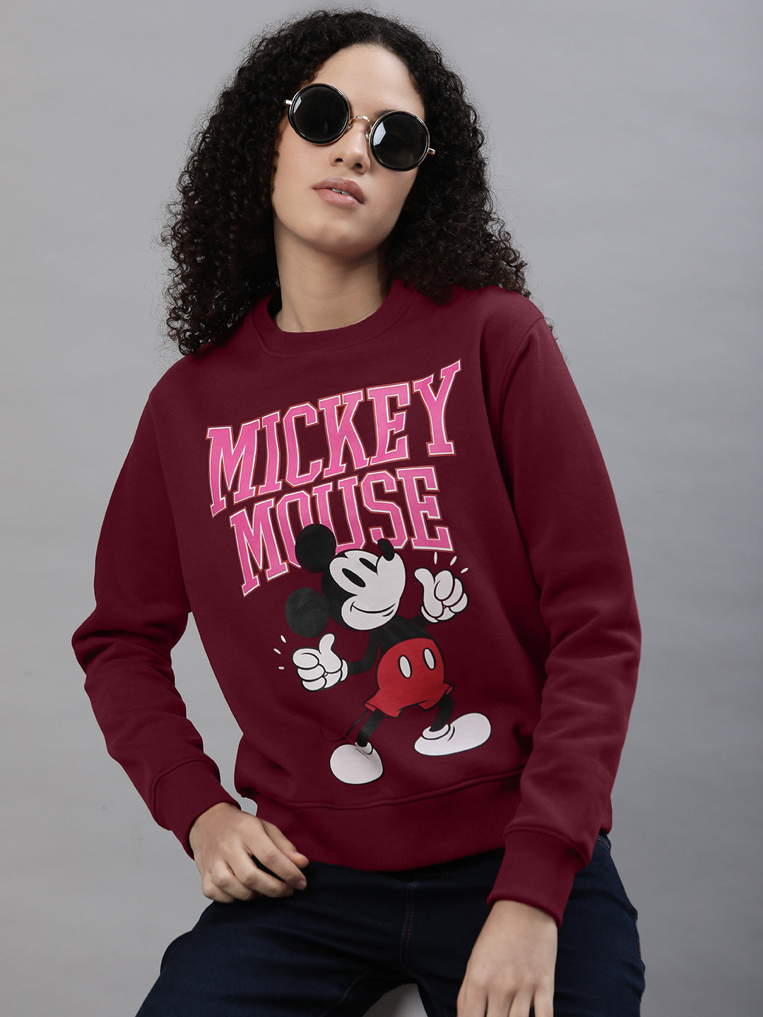 Mickey & Friends Relaxed Fit Sweatshirt For Women